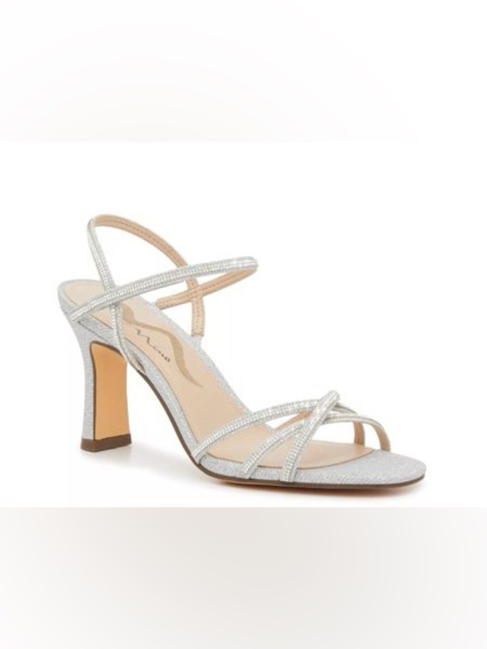 Nina Adalyn Rhinestone Strappy Heels Size 9.5